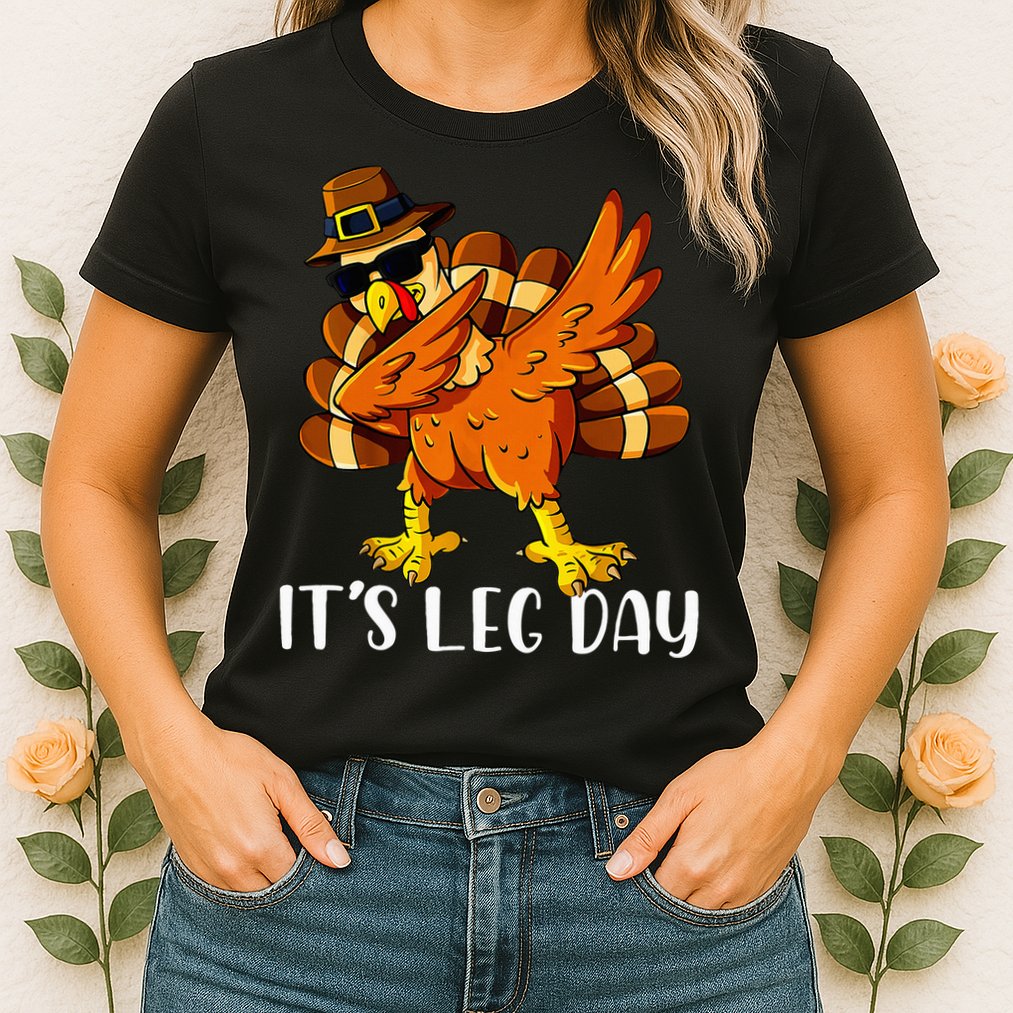 Thanksgiving Turkey Trot Fun Family Leg Day Workout Womens T-Shirt