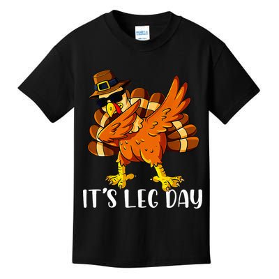 Thanksgiving Turkey Trot Fun Family Leg Day Workout Kids T-Shirt