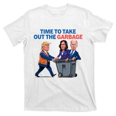 Time To Take Out The Garbage Funny Garbage For Trump 2024 T-Shirt