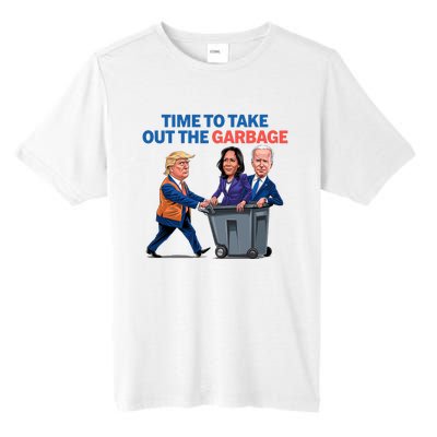 Time To Take Out The Garbage Funny Garbage For Trump 2024 Tall Fusion ChromaSoft Performance T-Shirt