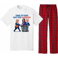 Time To Take Out The Garbage Funny Garbage For Trump 2024 Pajama Set