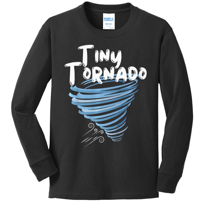 Tiny Tornado Kids Long Sleeve Shirt