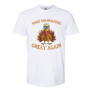 Thanksgiving Turkey Trump Make Thanksgiving Great Again Softstyle CVC T-Shirt