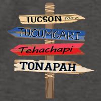 Tucson Tucumcari Tehachapi Tonapah Tourist Guideline Vector Backpack