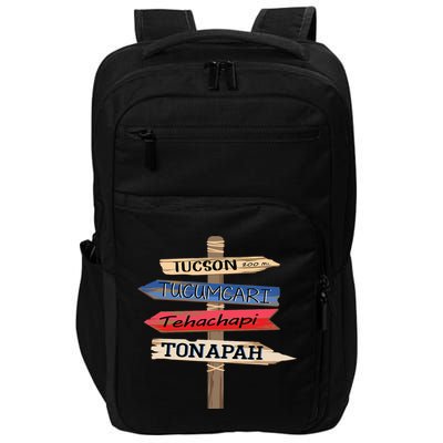 Tucson Tucumcari Tehachapi Tonapah Tourist Guideline Impact Tech Backpack