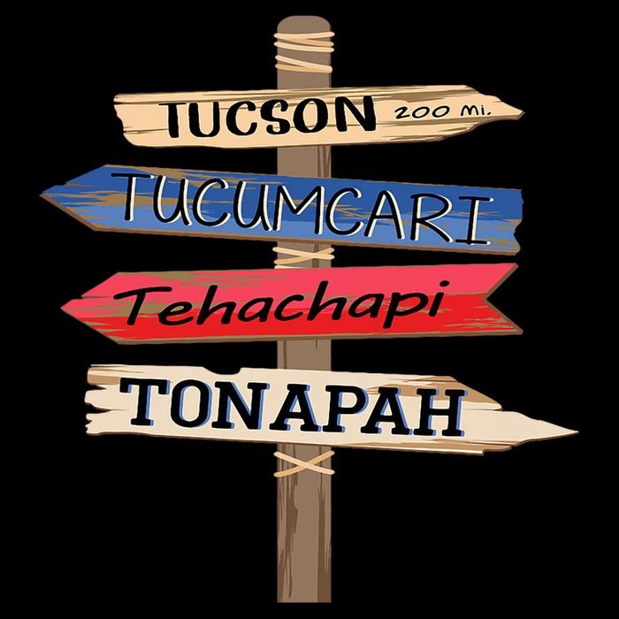 Tucson Tucumcari Tehachapi Tonapah Tourist Guideline Mug