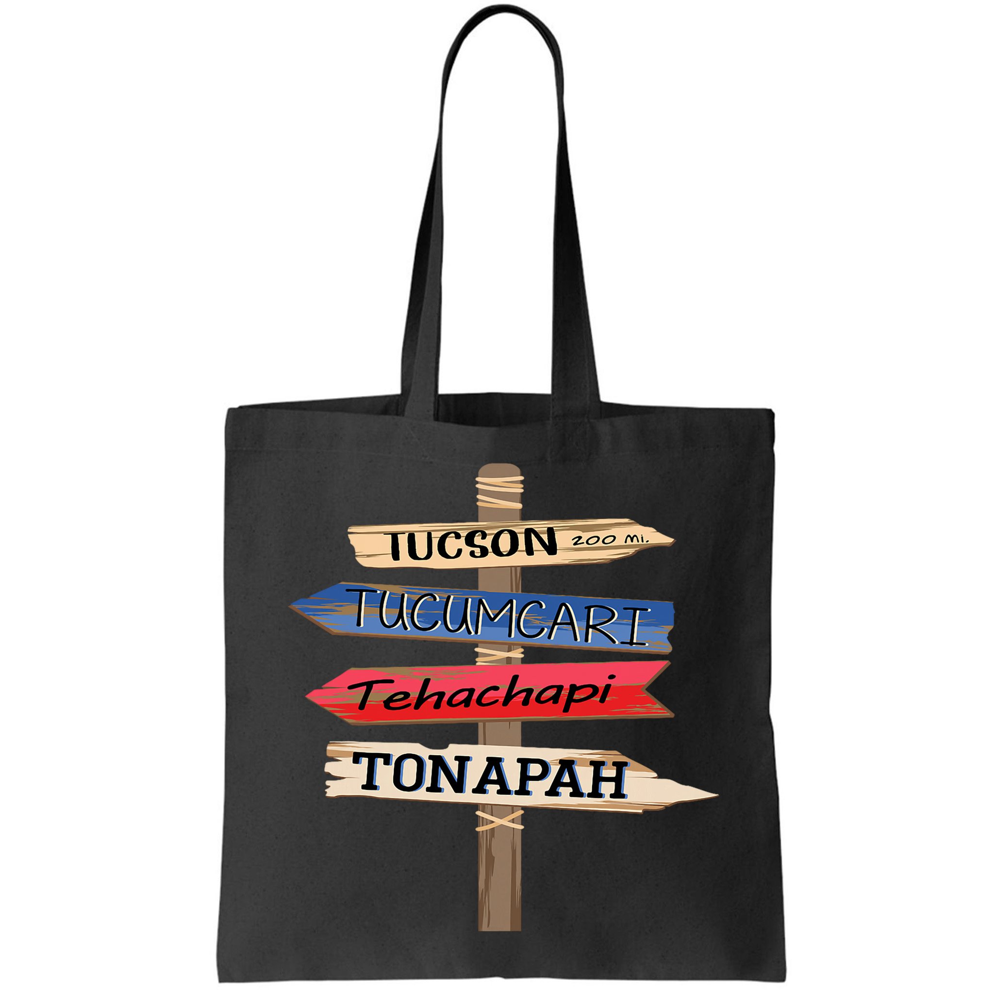 Tucson Tucumcari Tehachapi Tonapah Tourist Guideline Bag