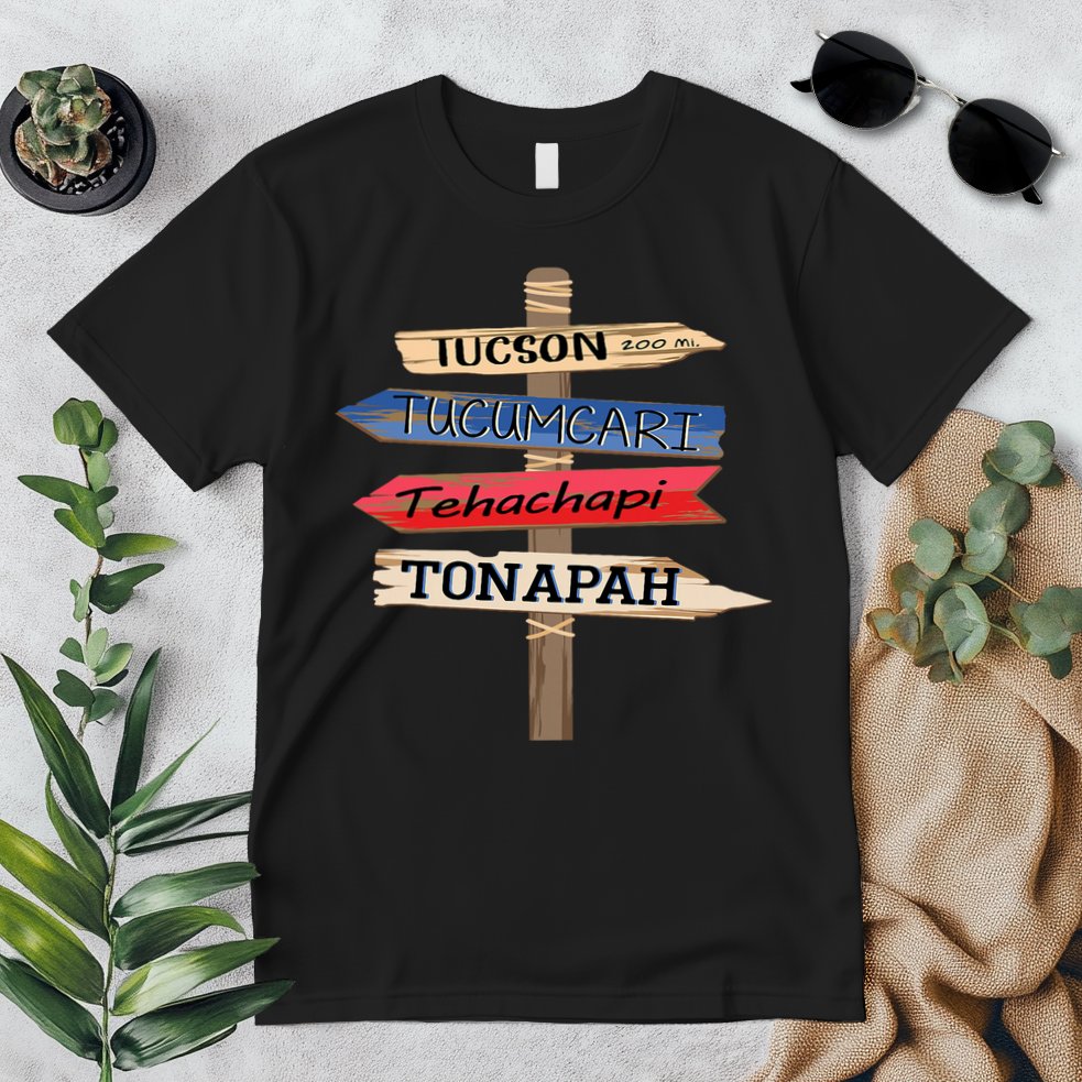 Tucson Tucumcari Tehachapi Tonapah Tourist Guideline Premium T-Shirt