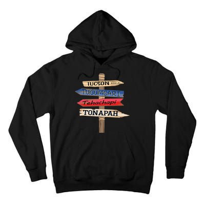 Tucson Tucumcari Tehachapi Tonapah Tourist Guideline Tall Hoodie