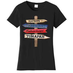 Tucson Tucumcari Tehachapi Tonapah Tourist Guideline Women's T-Shirt