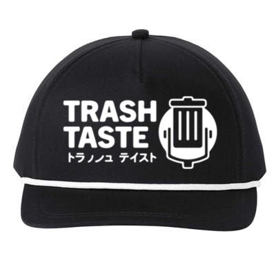 Trash Taste Snapback Five-Panel Rope Hat