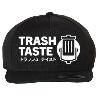 Trash Taste Wool Snapback Cap