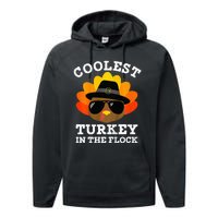 Thanksgiving Turkey The Ultimate Coolness Performance Fleece Hoodie