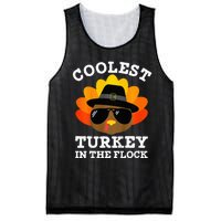 Thanksgiving Turkey The Ultimate Coolness Mesh Reversible Basketball Jersey Tank