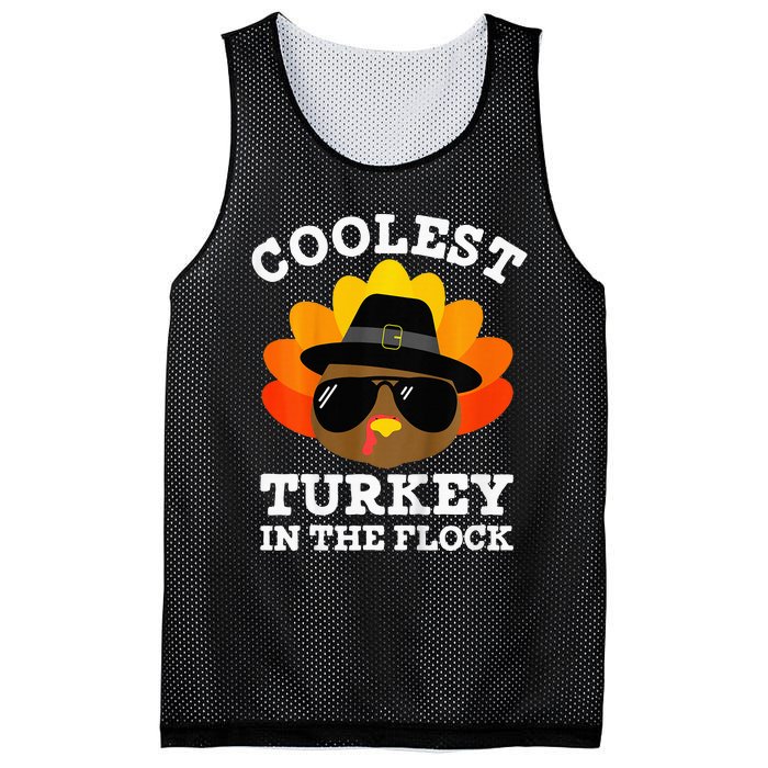 Thanksgiving Turkey The Ultimate Coolness Mesh Reversible Basketball Jersey Tank