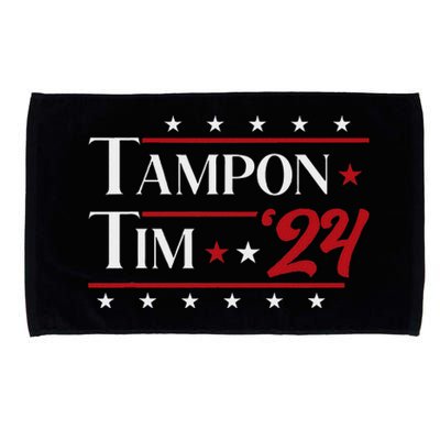 Tampontim Tampon Tim Funny KamalaS Vice President Tim Walz Microfiber Hand Towel