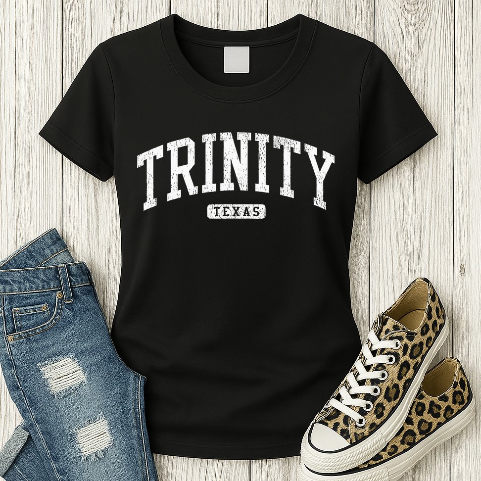 Trinity Texas Tx Js03 College University Style Womens T-Shirt
