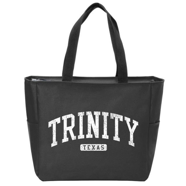 Trinity Texas Tx Js03 College University Style Zip Tote Bag