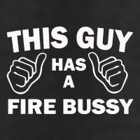 Two Thumbs Up This Guy Has A Fire Bussy 7 Panel Mesh Trucker Snapback Hat