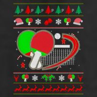 Table Tennis Ugly Christmas Adult Drive Performance Visor