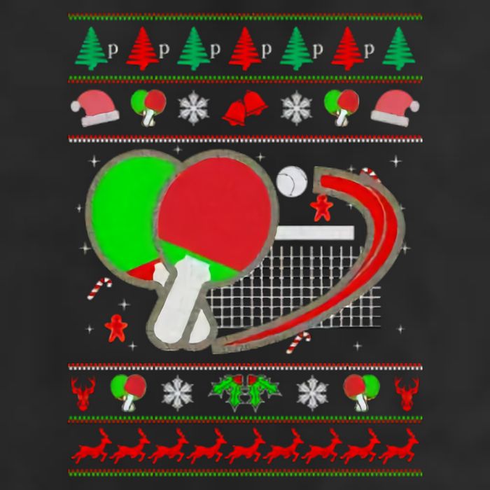 Table Tennis Ugly Christmas Adult Drive Performance Visor