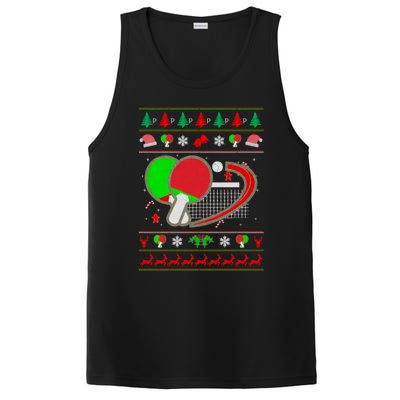 Table Tennis Ugly Christmas PosiCharge Competitor Tank