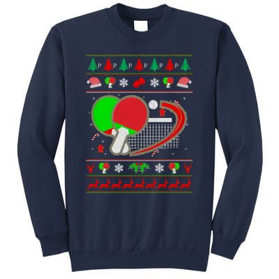 Table Tennis Ugly Christmas Sweatshirt