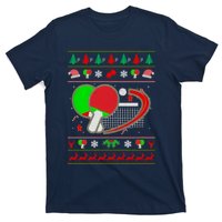 Table Tennis Ugly Christmas T-Shirt