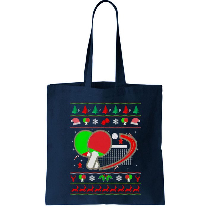 Table Tennis Ugly Christmas Bag