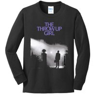 The Throw Up Girl Kids Long Sleeve Shirt