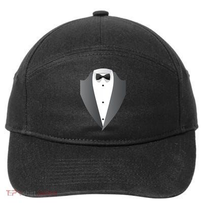 Tuxedo 7-Panel Snapback Hat