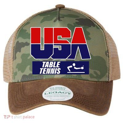 Table Tennis Usa Team Legacy Tie Dye Trucker Hat