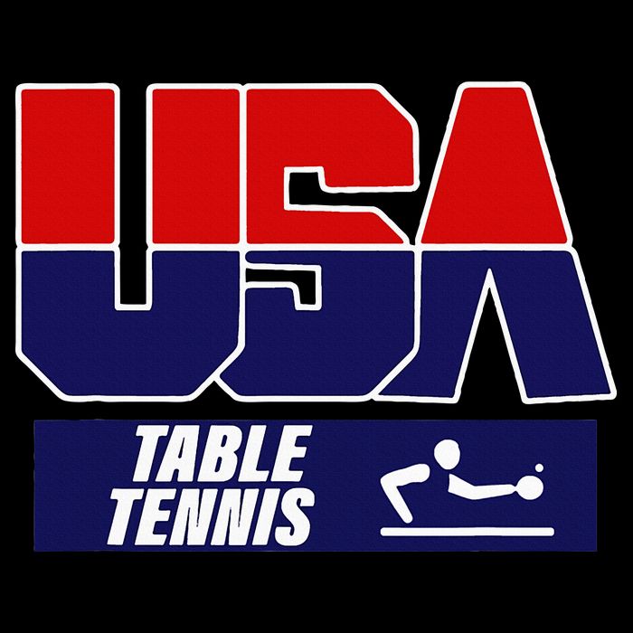 Table Tennis Usa Team Cooling Performance Crew T-Shirt