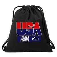 Table Tennis Usa Team Drawstring Bag