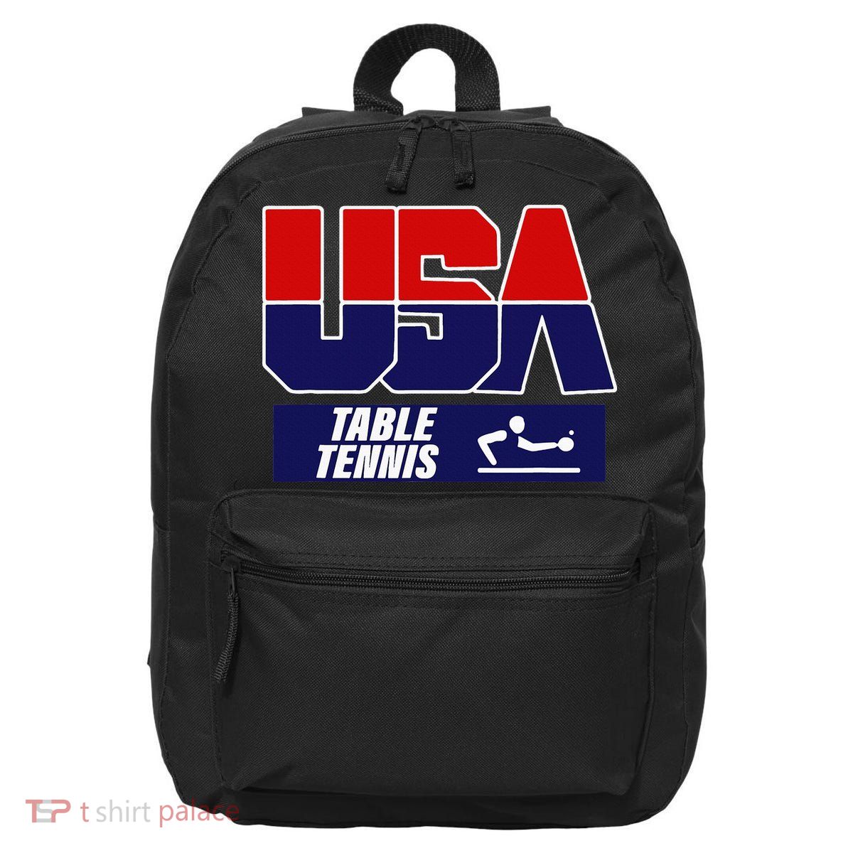 Table Tennis Usa Team 16 in Basic Backpack