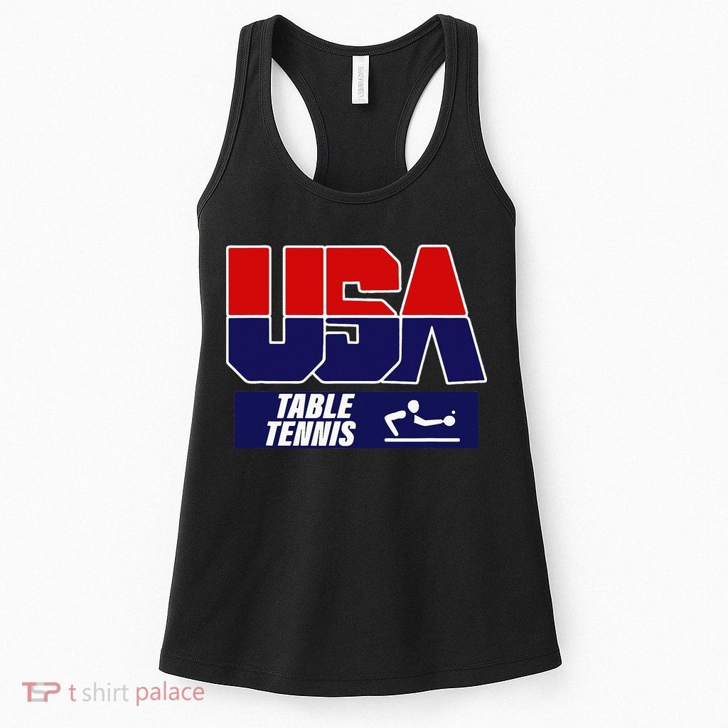 Table Tennis Usa Team Womens Tank Top