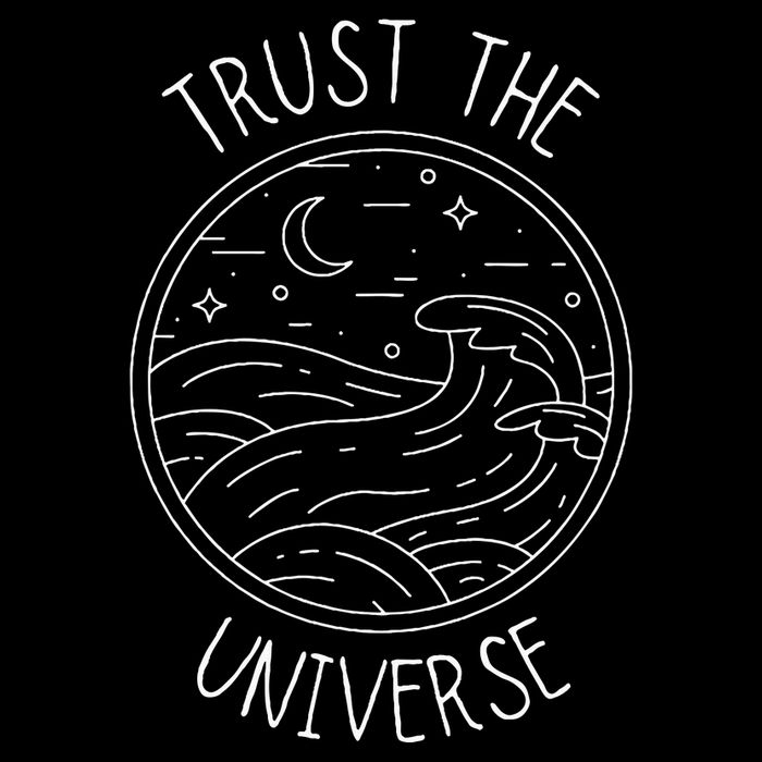 Trust The Universe Inspirational Spiritual Positive Vibes Mousepad