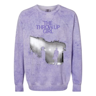 The Throw Up Girl Colorblast Crewneck Sweatshirt