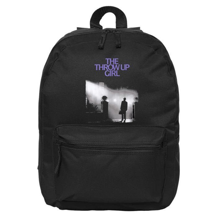 The Throw Up Girl 16 in Basic Backpack