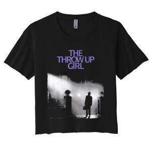 The Throw Up Girl Women's Crop Top Tee