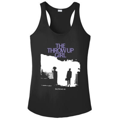 The Throw Up Girl She Throws Up Ladies PosiCharge Competitor Racerback Tank