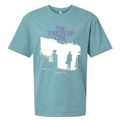 The Throw Up Girl She Throws Up Sueded Cloud Jersey T-Shirt