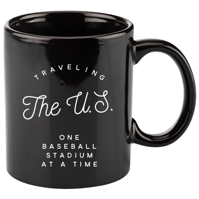 Traveling The U.S. One Baseball Stadium At A Time 11oz C Handle Ceramic Mug