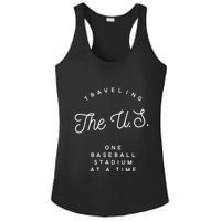 Traveling The U.S. One Baseball Stadium At A Time Ladies PosiCharge Competitor Racerback Tank