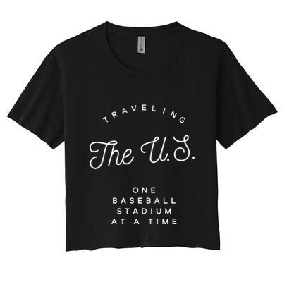 Traveling The U.S. One Baseball Stadium At A Time Crop Top
