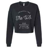 Traveling The U.S. One Baseball Stadium At A Time Cropped Pullover Crew