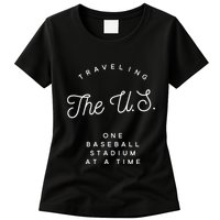Traveling The U.S. One Baseball Stadium At A Time Womens T-Shirt