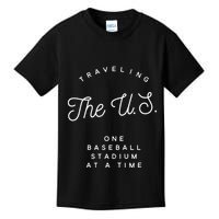 Traveling The U.S. One Baseball Stadium At A Time Kids T-Shirt