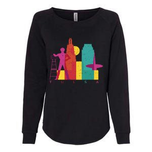 Tulsa Womens California Wash Sweatshirt