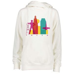 Tulsa Womens Funnel Neck Pullover Hood